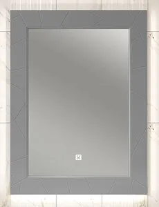 Зеркало с подсветкой Opadiris Луиджи 70 серый матовый 00-00000542, 1