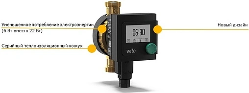 Насос циркуляционный для ГВС Wilo Star-Z 15 NOVA T 4222650