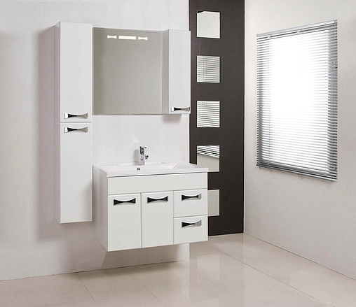 Шкаф-зеркало Aquaton Диор 80 R белый 1A168002DR01R