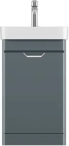 Тумба-умывальник напольная ISVEA Fonte 48 антрацит 21USS004048I+10SQ50048SV, 1