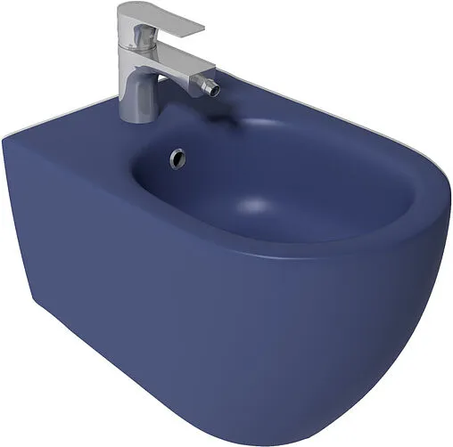 Биде подвесное ISVEA Infinity синий матовый 10NF41001SV-2Z