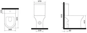 Унитаз-компакт безободковый Am.Pm X-Joy FlashClean белый C85A8601SC Унитаз-компакт безободковый Am.Pm X-Joy FlashClean белый C85A8601SC, 2