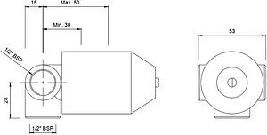 Гигиенический душ со смесителем Jaquar хром FLR-CHR-5229HR566H573, 4