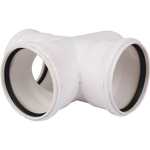 Крестовина одноплоскостная внутренняя бесшумная D=110x110x110мм Угол 87° Rehau Raupiano Plus 11215541001