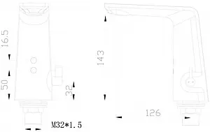 Смеситель для раковины Swedbe Europe хром 6020 Смеситель для раковины Swedbe Europe хром 6020, 2