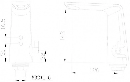 Смеситель для раковины Swedbe Europe хром 6020
