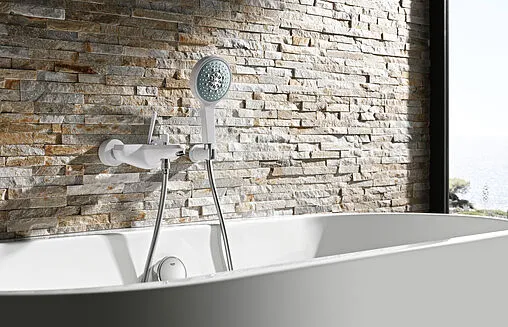 Смеситель для ванны Grohe Eurodisc Joy белый/хром 23431LS0 Смеситель для ванны Grohe Eurodisc Joy белый/хром 23431LS0