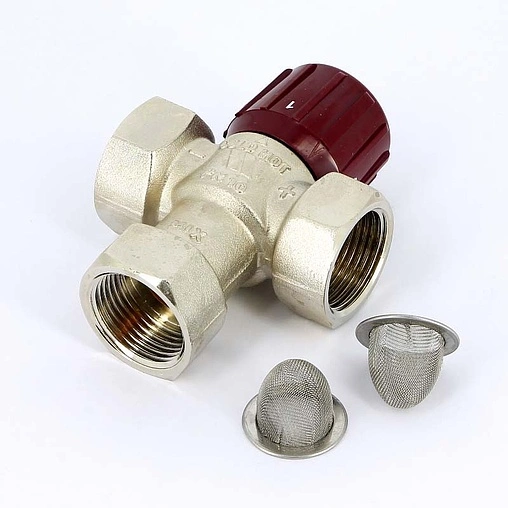 Трехходовой термостатический смесительный клапан 1&quot; +32...+50°С Kvs 2.1 WATTS Aquamix AM61C 10017423