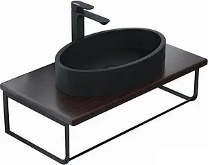 Консоль подвесная Uperwood UPD Tanos 80 бук тёмный 291020554+ Консоль подвесная Uperwood UPD Tanos 80 бук тёмный 291020554+, 1