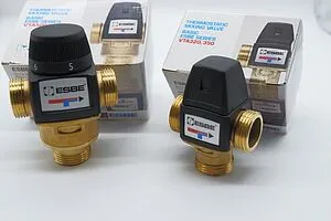 Трехходовой термостатический смесительный клапан 1&quot; +35...+60°С Kvs 1.6 ESBE VTA322 3110 10 00, 4
