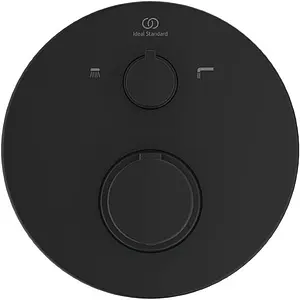 Термостат для 2 потребителей Ideal Standard Ceratherm T100 чёрный матовый A5814XG Термостат для 2 потребителей Ideal Standard Ceratherm T100 чёрный матовый A5814XG, 3