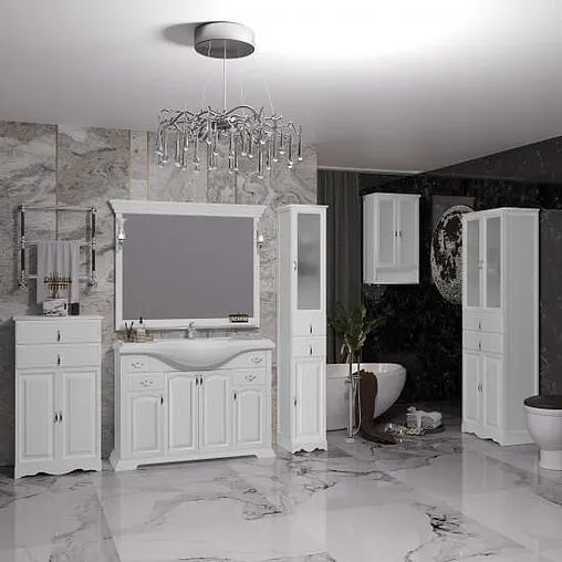 Тумба-умывальник напольный Opadiris Риспекто 120 белый матовый Z0000012634+4640021060957