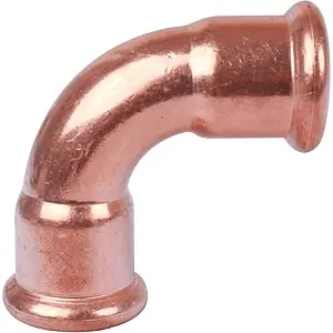 Уголок пресс двухраструбный 22мм угол 90° Sanha 6002A 16002A22 Уголок пресс двухраструбный 22мм угол 90° Sanha 6002A 16002A22, 4