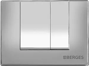 Клавиша смыва для унитаза BERGES Novum S3 040043 хром глянцевый Клавиша смыва для унитаза BERGES Novum S3 040043 хром глянцевый, 1