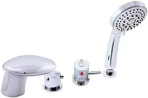 Смеситель на борт ванны на 4 отверстия Rav Slezak Dunaj хром DT271.5P, 1