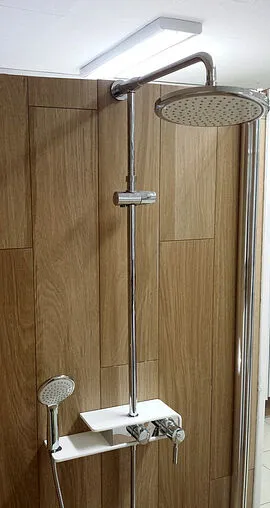 Душевая система со смесителем для душа Rav Slezak Murray белый/хром MU080.5/3