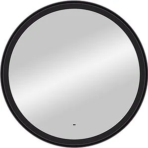 Зеркало с подсветкой Continent Planet black Led 100 с бесконтактным сенсором чёрный ЗЛП683, 1