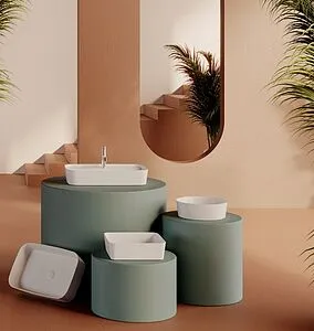 Раковина ISVEA Peak 38 белый глянцевый 10PE65038SV Раковина ISVEA Peak 38 белый глянцевый 10PE65038SV, 3