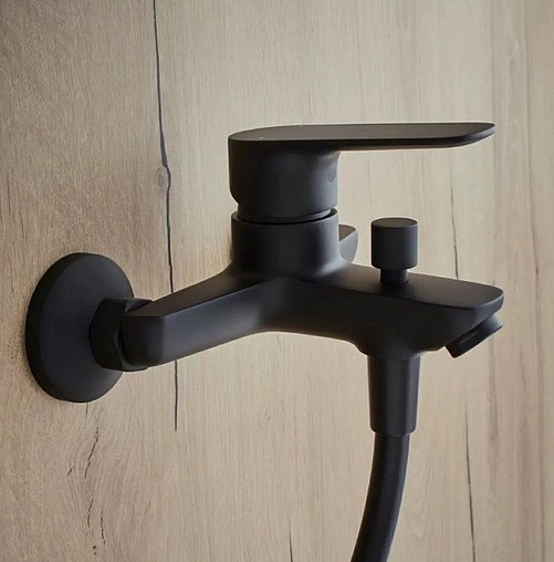 Комплект для ванны 3 в 1 Jacob Delafon Oscar чёрный матовый E29845RU-BL