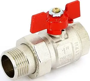 Кран шаровый с американкой 1&quot;в x 1&quot;н Uni-fitt 113T4000, 1