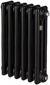 Радиатор стальной трубчатый Zehnder Charleston 3057/06 1270 ¾" Ral 9217 Traffic Black (matt) Радиатор стальной трубчатый Zehnder Charleston 3057/06 1270 ¾" Ral 9217 Traffic Black (matt), 1