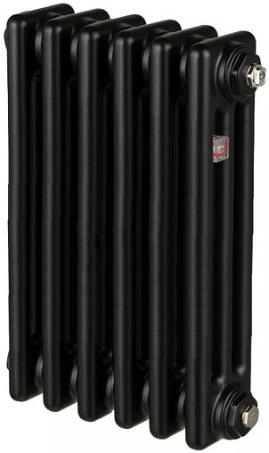 Радиатор стальной трубчатый Zehnder Charleston 3057/06 1270 ¾&quot; Ral 9217 Traffic Black (matt)