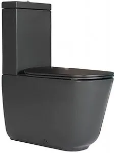 Унитаз-компакт Kerasan Tribeca черный матовый 511731+378131+750990 Унитаз-компакт Kerasan Tribeca черный матовый 511731+378131+750990, 3