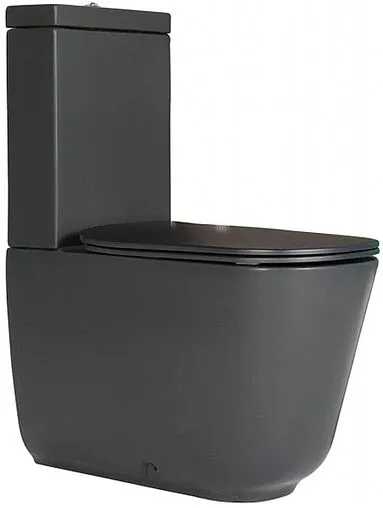 Унитаз-компакт Kerasan Tribeca черный матовый 511731+378131+750990