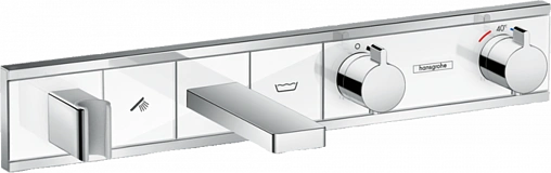 Термостат для 2 потребителей Hansgrohe RainSelect белый/хром 15359400