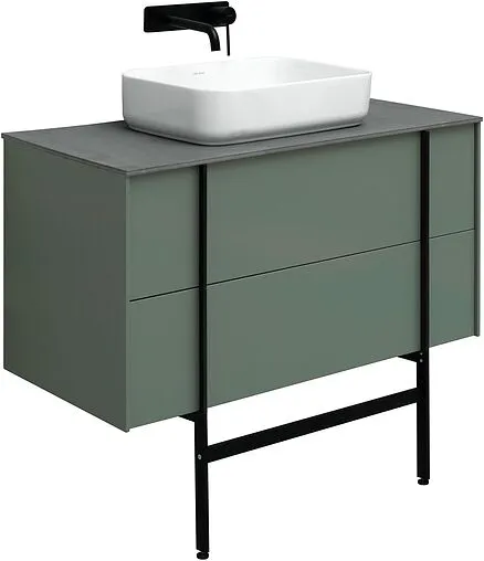 Тумба под умывальник подвесная Allen Brau Reality 100 олива 1.32007.CGM