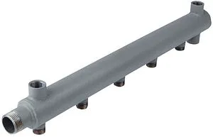 Коллектор распределительный концевой 5 отводов 1&quot;н x ½&quot;н Ду 50мм Valtec VTc.510.BS.SG50060405, 5