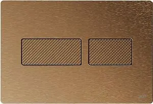 Клавиша смыва для унитаза TECEsolid 9240435 бронза с текстурой ромбы, 1