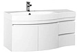 Тумба-умывальник подвесная Aquanet Опера 115 L белый 00169613+00169398