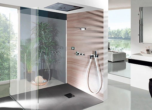 Лейка верхнего душа Bossini Bocca Cascata XL хром E88500.030