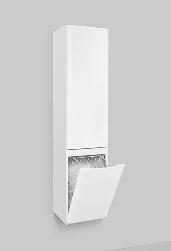 Шкаф-пенал подвесной с бельевой корзиной Am.Pm Bliss D 34 R белый глянец M55CHR0341WG