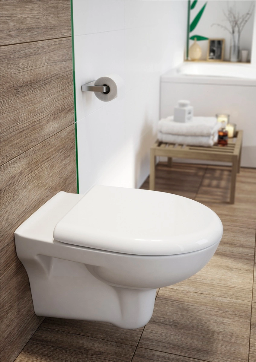 Унитаз подвесной безободковый Cersanit Nature Clean On белый S-MZ-NATURE-COn-DL-w Унитаз подвесной безободковый Cersanit Nature Clean On белый S-MZ-NATURE-COn-DL-w