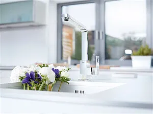 Смеситель для кухни Grohe Eurocube хром 31255000, 3