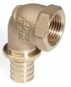 Уголок аксиальный переходной 16мм x ½"в Rehau Rautitan RX+ 14563531001 Уголок аксиальный переходной 16мм x ½"в Rehau Rautitan RX+ 14563531001, 1