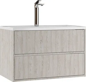 Тумба-умывальник подвесная Домино Dolche 80 сосна касцина DD5401T+4670142930273, 1