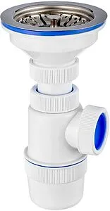 Сифон бутылочный для мойки VIRPlast Элит 30986147 Сифон бутылочный для мойки VIRPlast Элит 30986147, 1