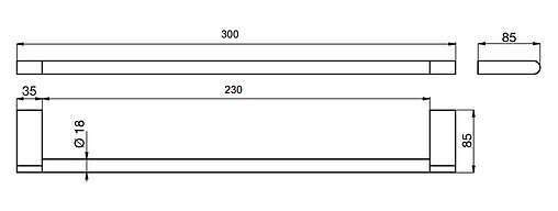 Полотенцедержатель Ideal Standard Connect хром N1385AA