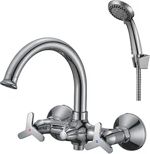 Смеситель для ванны Rossinka хром RS40-83, 1