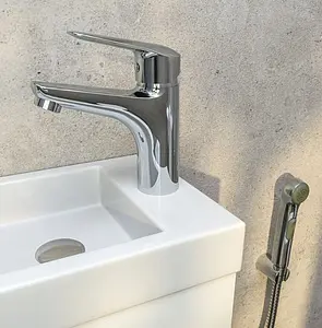 Смеситель для раковины с гигиеническим душем IDDIS Torr хром TORSB00i08 Смеситель для раковины с гигиеническим душем IDDIS Torr хром TORSB00i08, 5