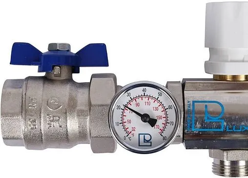 Группа коллекторная с расходомерами 5 отводов 1&quot;в/в x ¾&quot;ек Luxor CD 473M/5 15652705MN