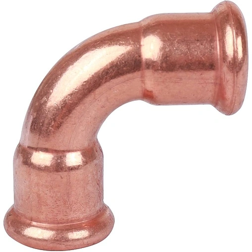 Уголок пресс двухраструбный 18мм угол 90° Sanha 6002A 16002A18