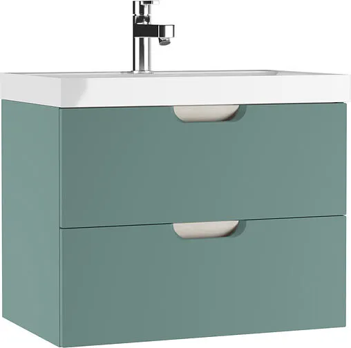 Тумба-умывальник подвесная Домино Dune 70 олива DD2505T+4627173210171