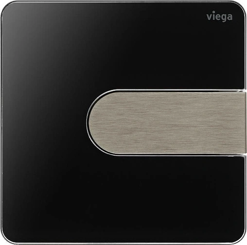Клавиша смыва для писсуара Viega Prevista Visign for Style 23 8613.2 774585 кнопка/нержавеющая сталь, панель/черный глянцевый