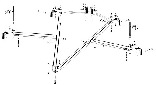 Каркас для ванны Cezares Fi Corner 160 Fi Corner-MF