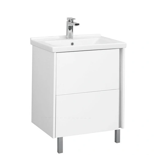 Тумба под умывальник подвесная Aquaton Стоун 60 белый 1A231401SX010
