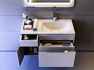 Тумба-умывальник подвесная Aqwella Malaga 100 белый Mal.01.09/R+Mal.09.04.D-R Тумба-умывальник подвесная Aqwella Malaga 100 белый Mal.01.09/R+Mal.09.04.D-R, 4